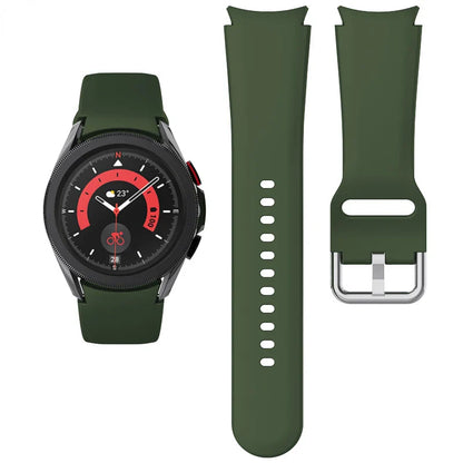 Silicone Replacement Strap for Samsung Galaxy Watch – Sport Bands for Watch 4, 5, 6, 7 (40-47mm)