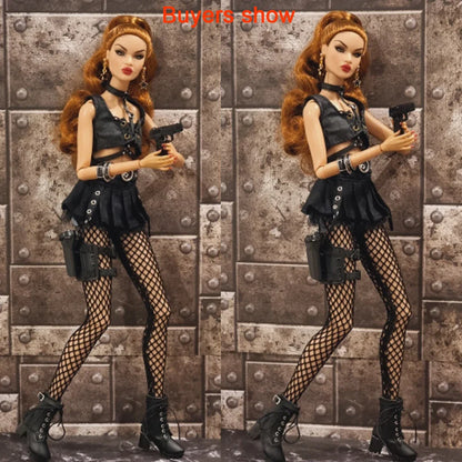 20 Styles 1/6 Doll Mini Fishnet Tights – Silk Stockings, Elastic Leggings, Panty Hose & Socks for 30cm Dolls