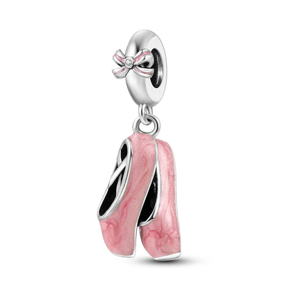 MULA Silver Plated Dangle Charms for Snake Chain Bracelet - DIY Women’s Jewelry Making Gift