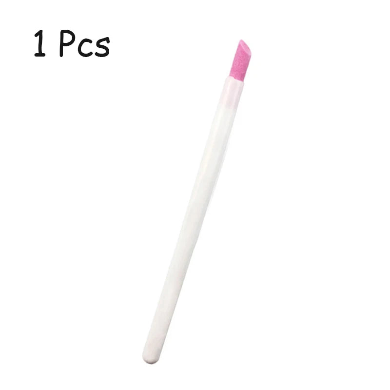 1/5Pcs Nail Art Quartz Grinding Pen - Cuticle Remover Tool for Gel Polish Manicure & Nail Care