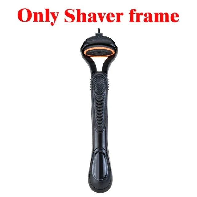 Manual Razor for Men – Five-Layer Stainless Steel Blades Shaving Razor Compatible with Fusion5
