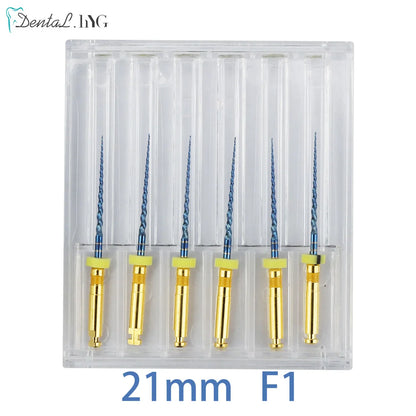 Dental SX-F3 Blue Nitinol Rotary Files – Universal Endodontic Engine Tool for Root Canal Treatment