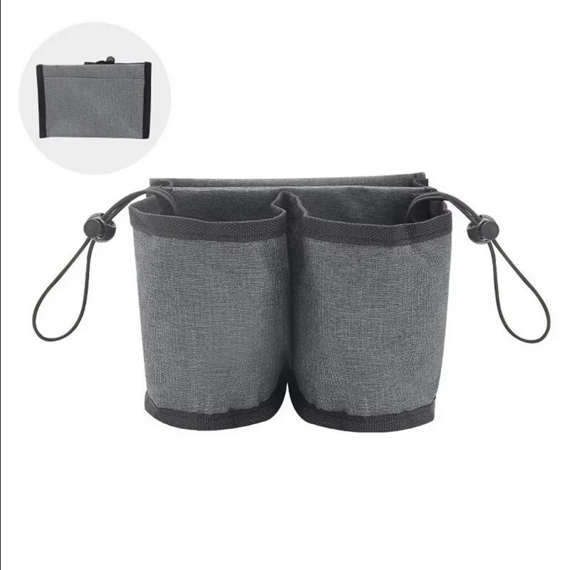 Travel Luggage Cup Holder - Hands-Free Suitcase Drink Carrier for Coffee, Water Bottles & Travel Mugs