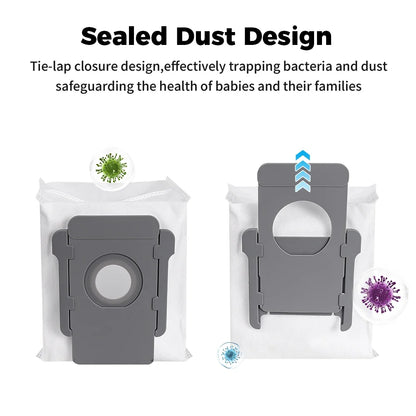 Roomba Replacement Dust Bags - Compatible with j6+, j7+, j8, j9+, i Series & S9+ Robot Vacuum Accessories