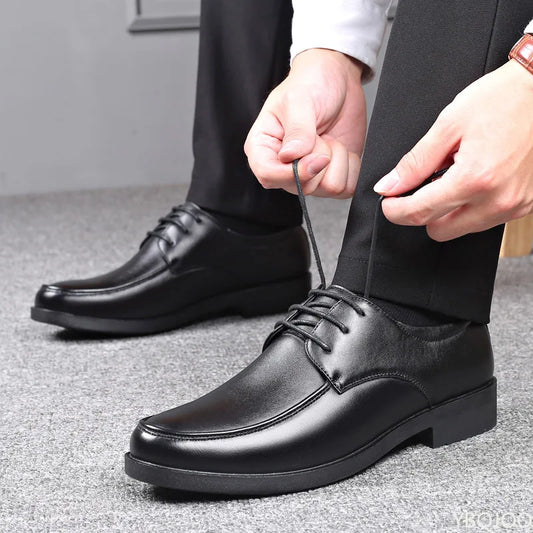 Men's Formal Casual Shoes - Elegant Business Fashion Flats for Spring & Autumn