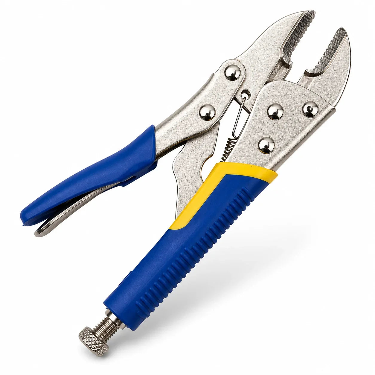 Multi-Function Locking Pliers - Straight & Curved Jaw Adjustable Heavy-Duty Vise Grip Clamp Tool