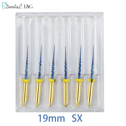 Dental SX-F3 Blue Nitinol Rotary Files – Universal Endodontic Engine Tool for Root Canal Treatment