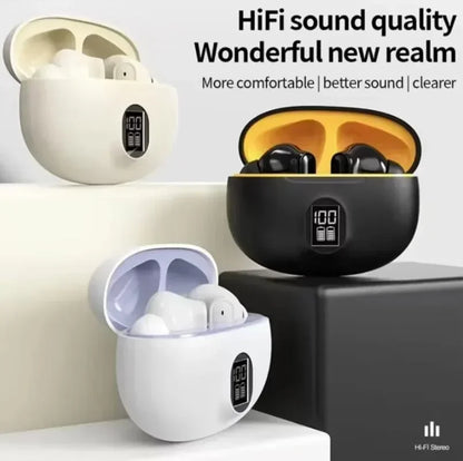 TWS Wireless Gaming Earbuds - Bluetooth Headphones with Microphone, Noise Reduction & HiFi Bass