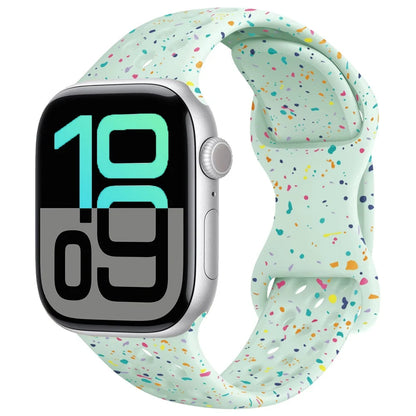 Silicone Apple Watch Strap - Breathable Wristband for Watch 11/10/9/8/7 Ultra 3/2 SE Series 49mm-41mm