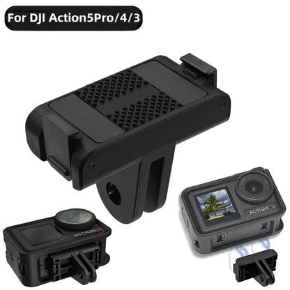 Magnetic Quick Release Adapter - Tripod Mount Base for DJI Osmo Action 5 Pro, 4 & 3 Cameras