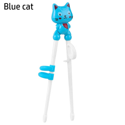 Cartoon Animal Training Chopsticks - Reusable Kids Learning Chopsticks for Baby Self-Feeding