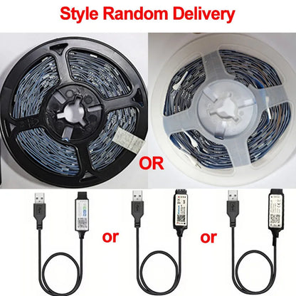 RGB LED Light Strip - USB 5V TV Backlight Flexible Lamp With APP Remote Control for Party Decor