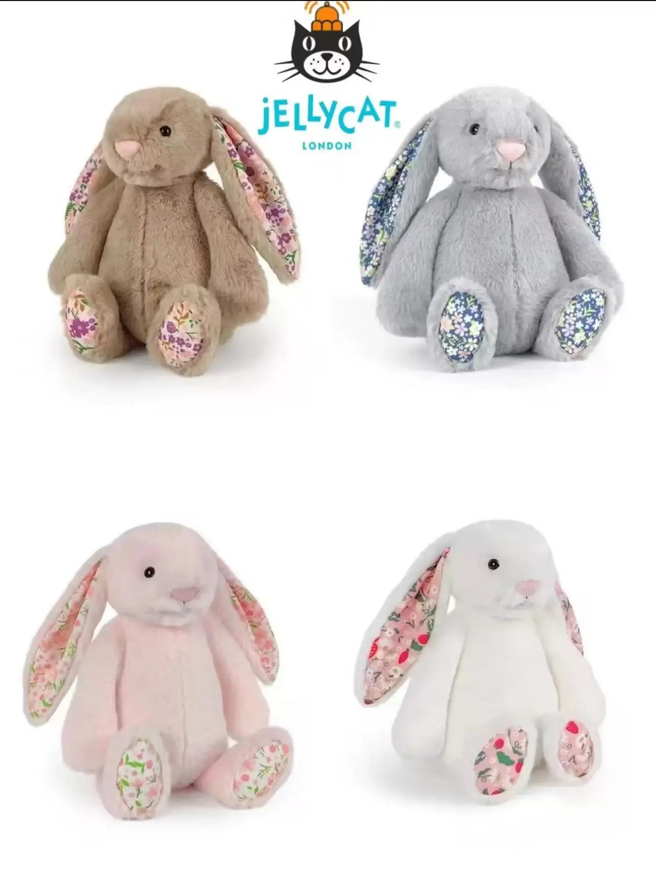 30cm Long Ears Bunny Plush Toy - Ultra Soft Rabbit Stuffed Animal Home Decor & Gift