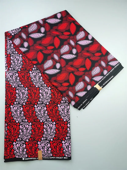 Guaranteed Veritable African Real Wax Fabric - 100% Cotton High Quality Ankara Pagne 6 Yards Nigerian Women’s Style Dress Material