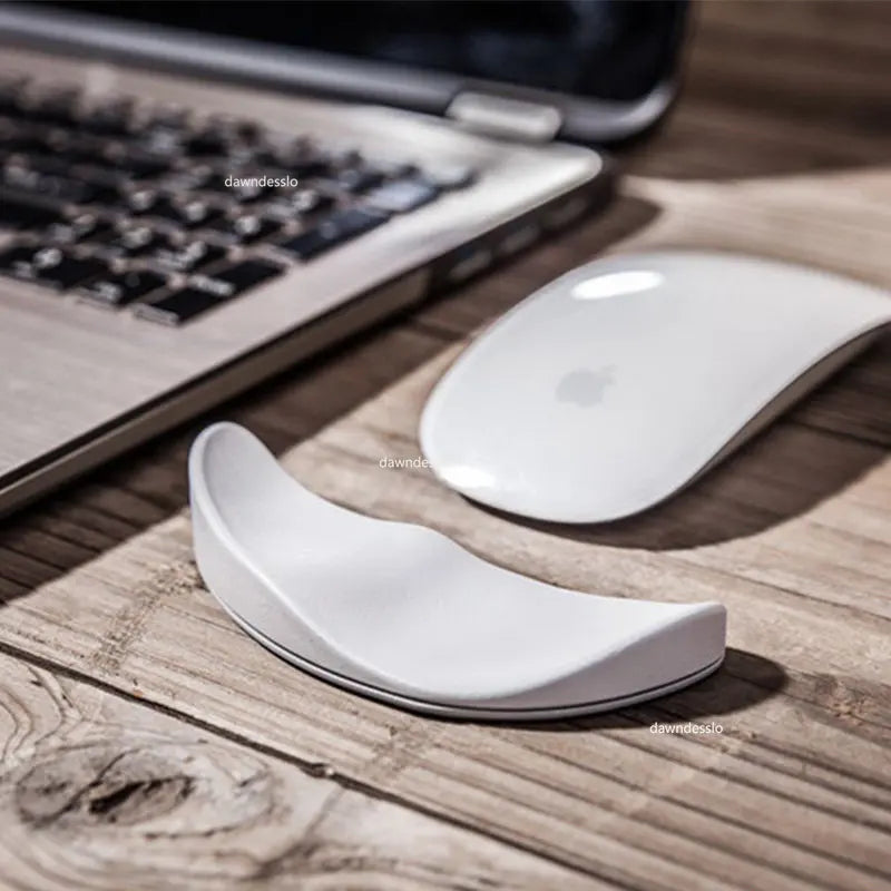 Ergonomic Silicon Gel Mouse Pad with Wrist Support – Non-Slip Streamline Mat for Office & Gaming PC