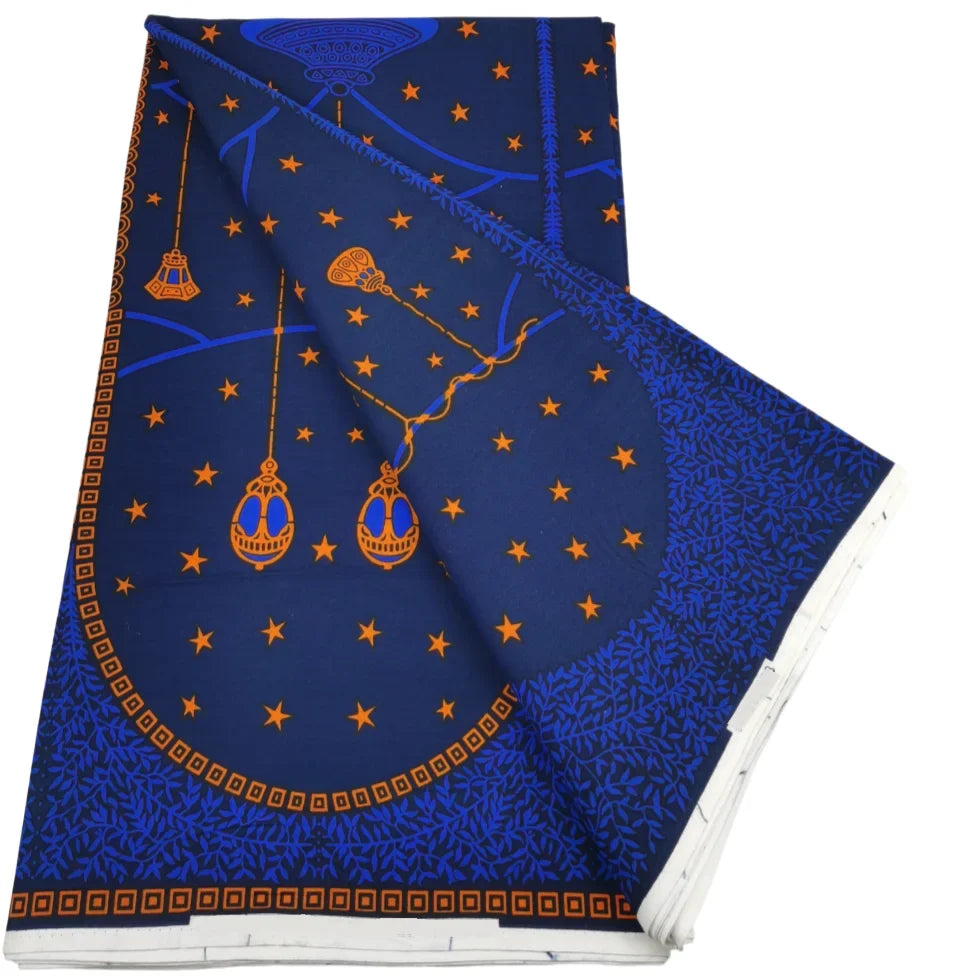 100% Cotton Real Wax Ankara Fabric - 2026 African Print Wedding Dress Sewing Fabric