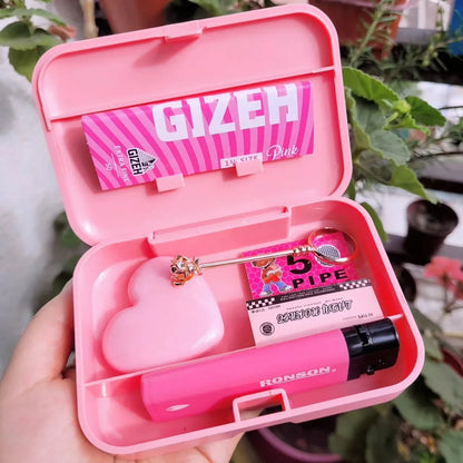 Discreet Stash Storage Box - Portable Case for Smoke Accessories & Personal Items