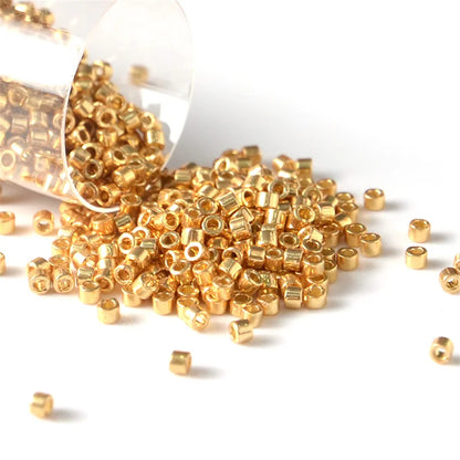 Miyuki Delica Seed Beads - 11/0 Glass Beads for DIY Jewelry, Bracelet Making & Craft Projects