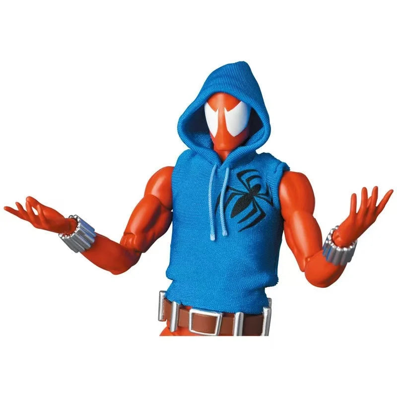 CT Toys Mafex 186 Spiderman Figure – Scarlet Spider Comic Action Figurine Toy Gift