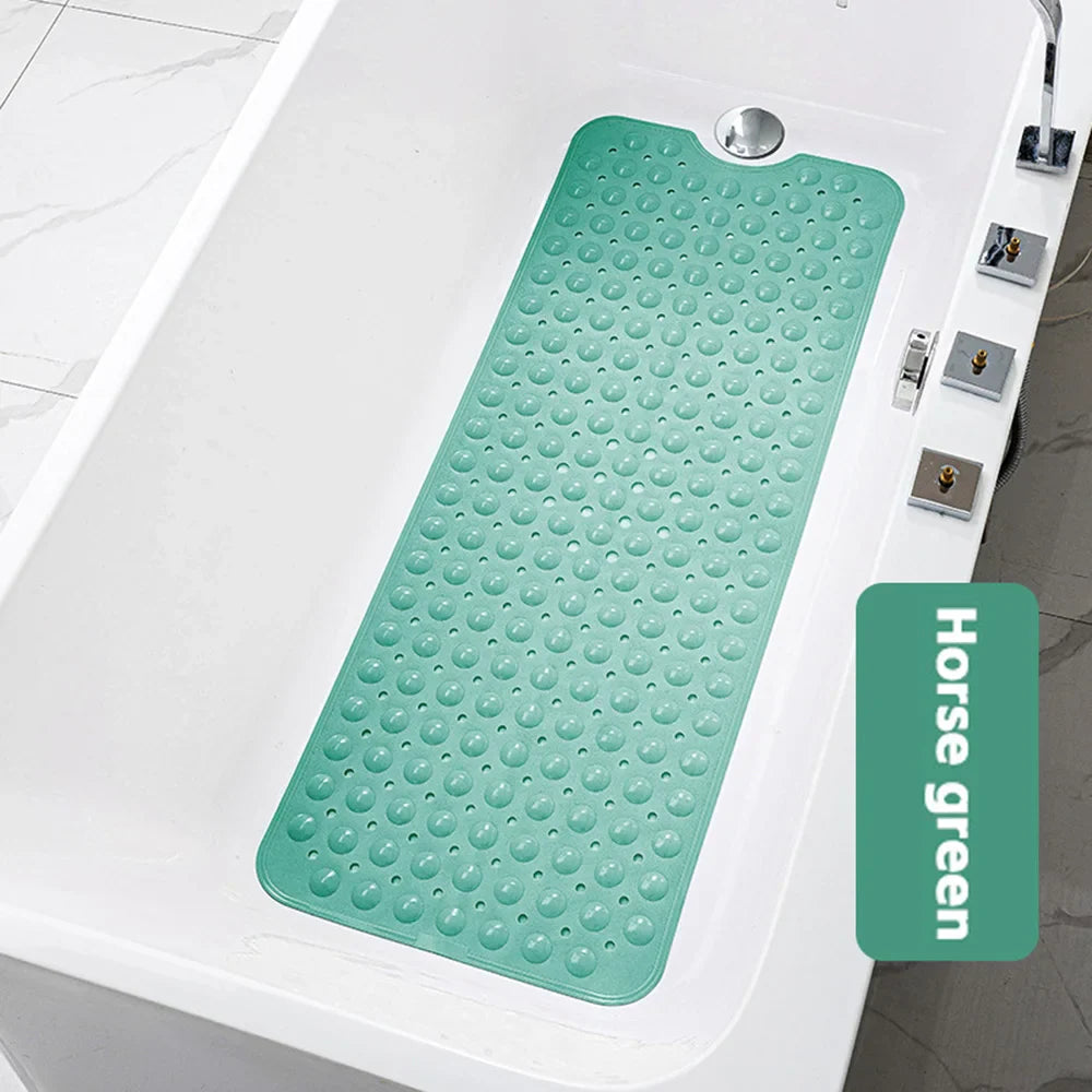 40×100cm Bathroom Non-Slip Mat – Long PVC Bathtub & Shower Foot Massage Mat