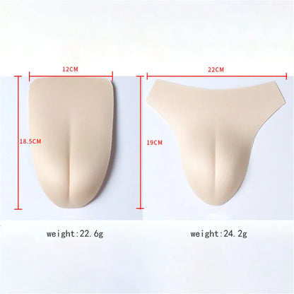 Unisex Shaping Gaff Underwear – Seamless Tuck Control Padded Panty for Crossdressing & Drag Performance