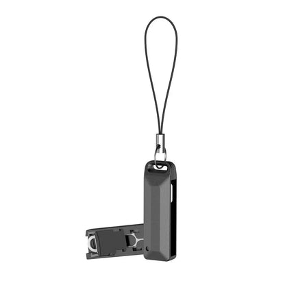 BUDI SIM TF Card Storage Box – Ejector Pin, Anti-Lost Lanyard, Universal SIM Card Tray for Mobile Phones