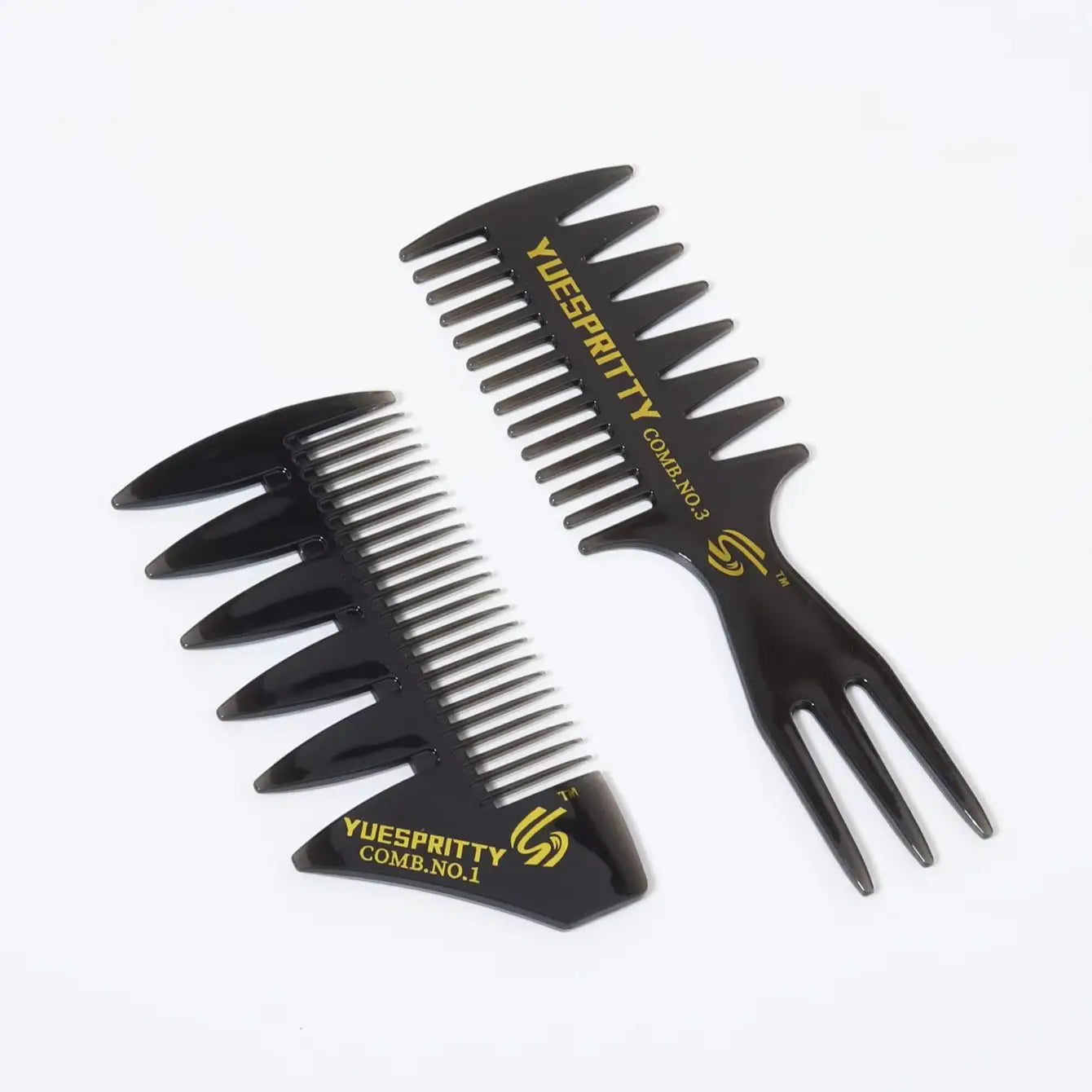 Wide Tooth Comb for Men – Hairdressing, Trimming & Styling Tool for Real Hair Wigs