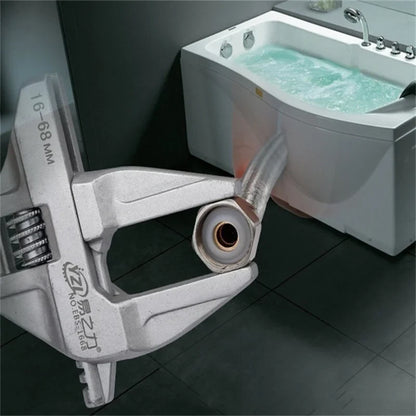 Mini Adjustable Wrench - Multifunctional Aluminum Spanner for Bathroom & Plumbing Repairs