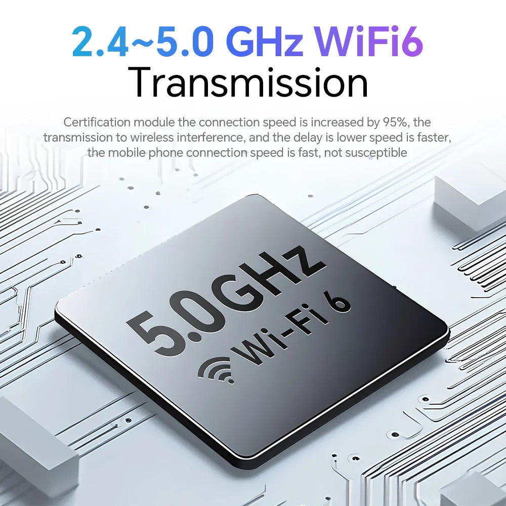 BYLITU 2-in-1 MINI U3 Wireless Adapter – CarPlay & Android Car Smart Box, USB Plug and Play with Fast WiFi Connection