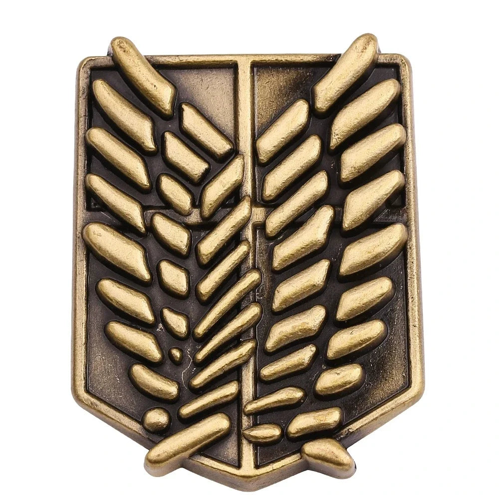Attack on Titan Enamel Pin Badge - Anime Metal Lapel Pin for Bags, Backpacks & Fan Collectible Gift