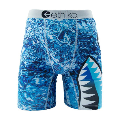 ETHIKA Men's Boxer Shorts - Breathable Sexy Trunks Underwear Plus Size S-3XL Swimming Style Briefs