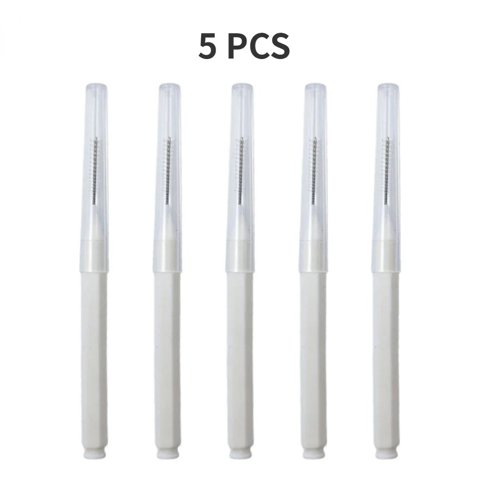5/10/50PCS Mini Eyebrow & Lash Brushes – Disposable Bendable Brow Perm & Micro Eyelash Applicator Tools