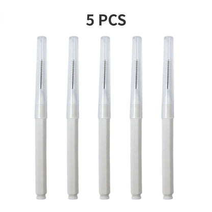 5/10/50PCS Mini Eyebrow & Lash Brushes – Disposable Bendable Brow Perm & Micro Eyelash Applicator Tools