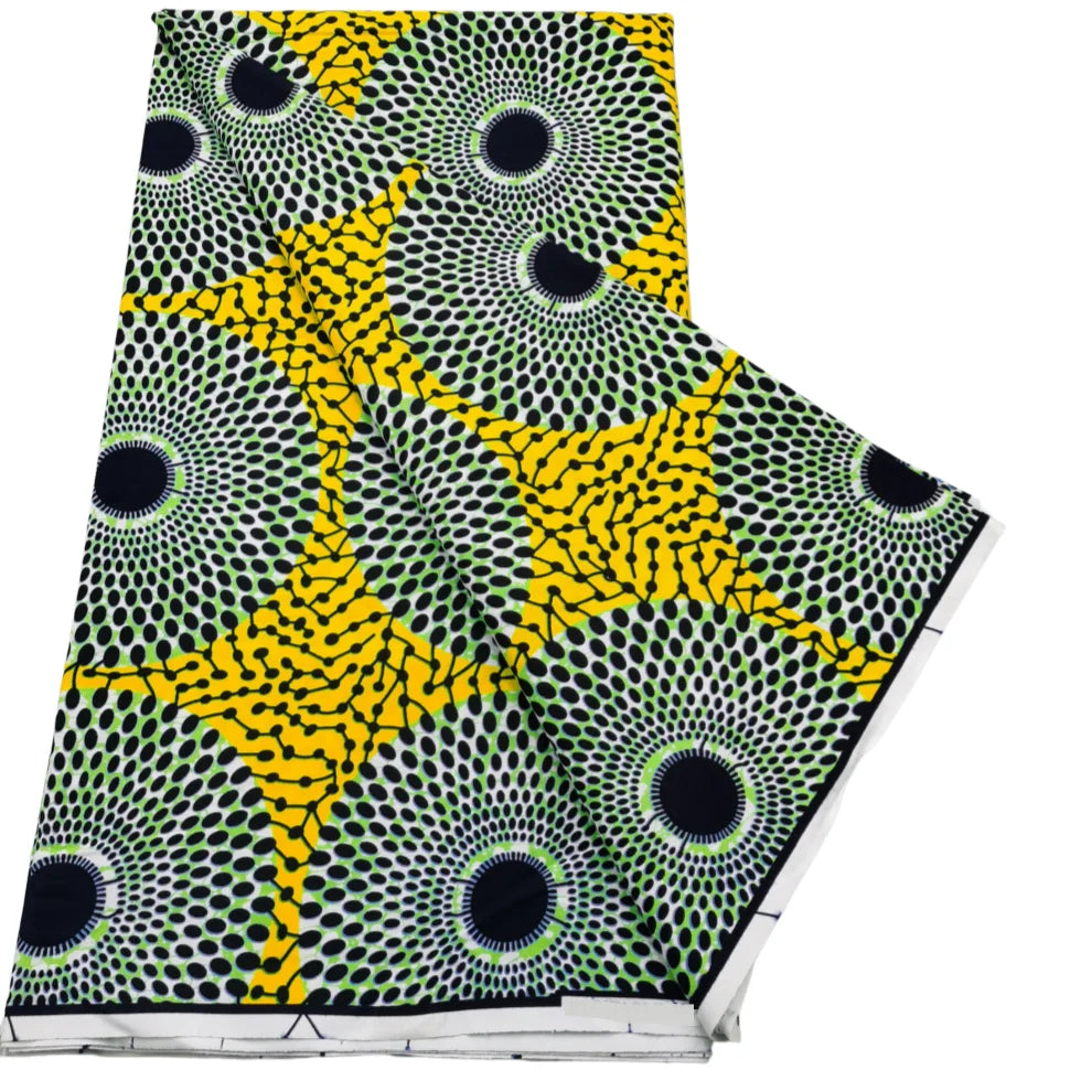 2026 African Real Wax Print Fabric - High Quality Ankara Pagne ABC