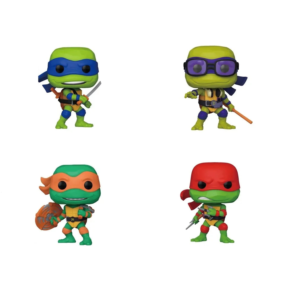 Bandai Ninja Turtle Anime Figure – Neca 1990 Film Edition PVC Action Figurine, Room Ornament & Birthday Gift