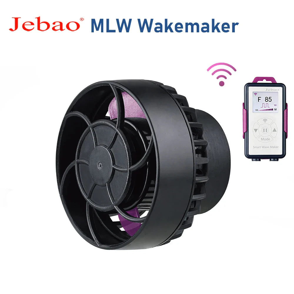 Jebao MLW Series Smart Aquarium Wave Maker – WiFi Flow Pump with LCD Controller for Fish Tanks