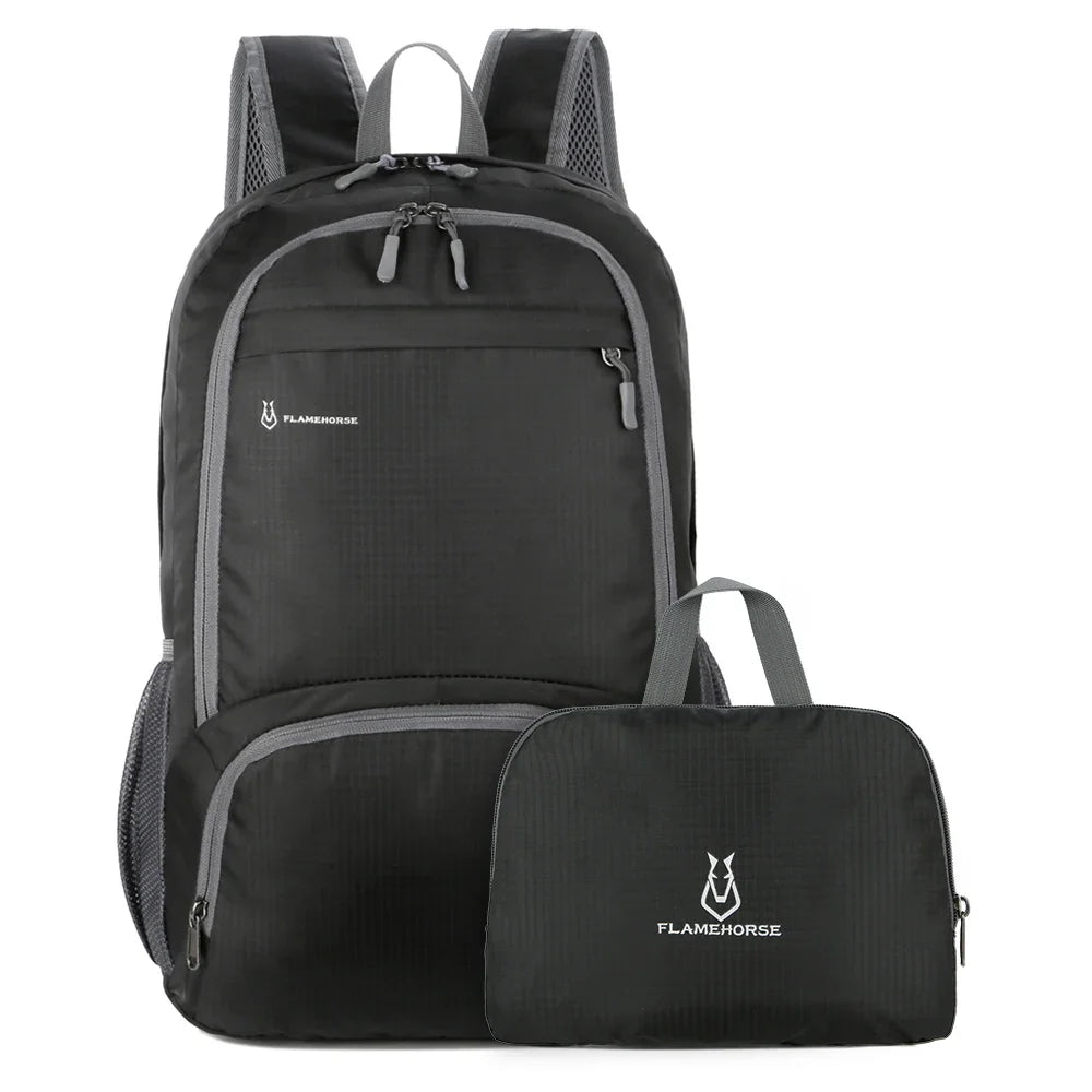 Lightweight Foldable Backpack - Waterproof Packable Daypack for Men & Women, Travel, Hiking, Outdoor Cycling & Camping Bag
