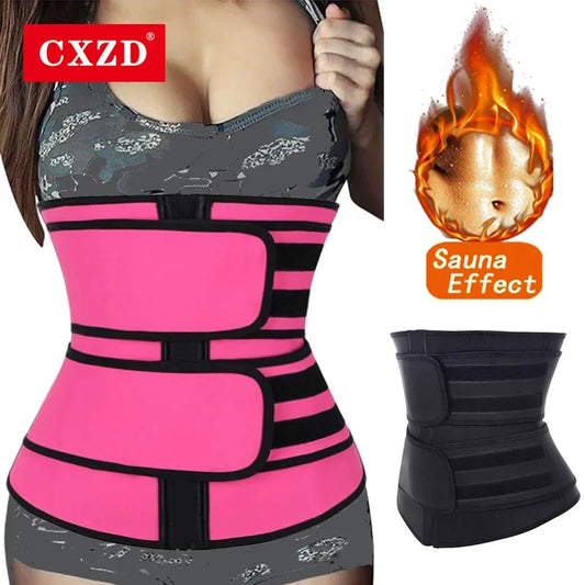 CXZD Women’s Sauna Waist Trainer Belt - Neoprene Slimming Girdle Body Shaper for Fitness, Sweat & Waist Sculpting