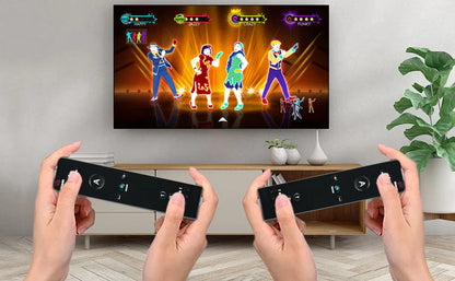 2-in-1 Nintendo Wii Controller Set | Wireless Remote Gamepad with Motion Plus Joystick & Silicone Case