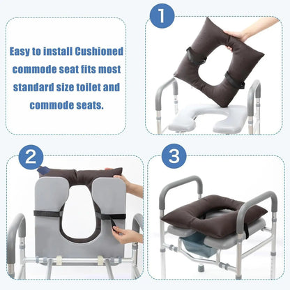 Pressure Relief Toilet Mat - Anti Bedsore Cushion for Elderly, Bedridden & Patient Care Support