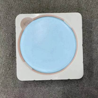 Personalized LED Makeup Mirror - Small Folding Double-Sided Compact Pocket Mirror for Women, Pink & White