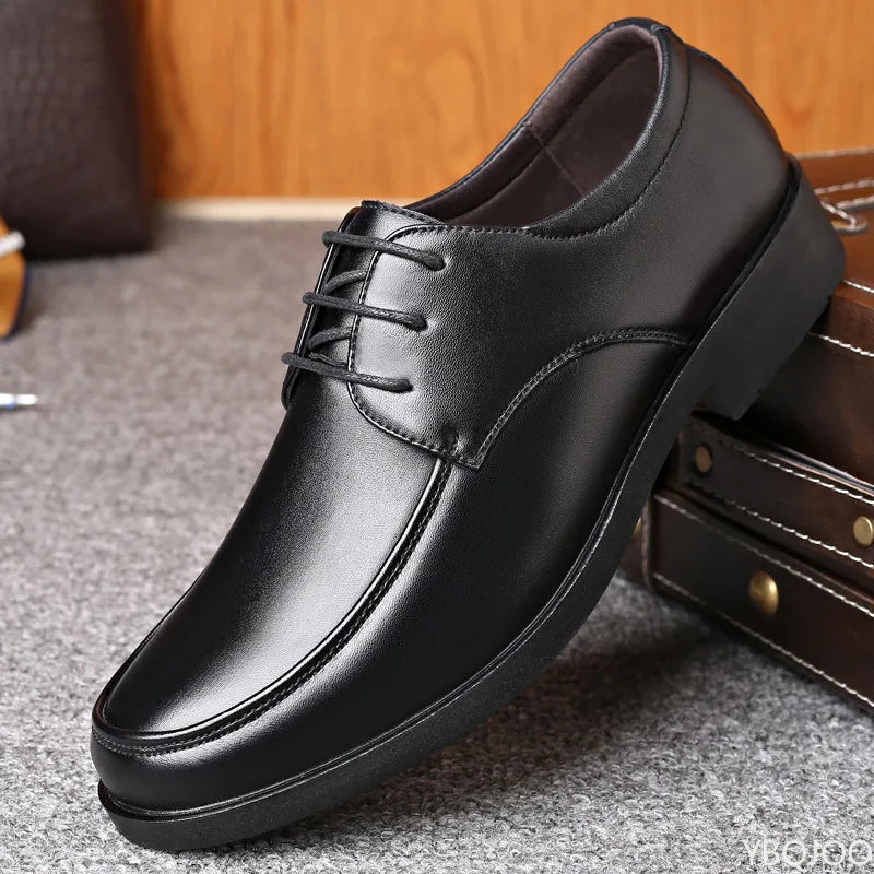 Men's Formal Casual Shoes - Elegant Business Fashion Flats for Spring & Autumn