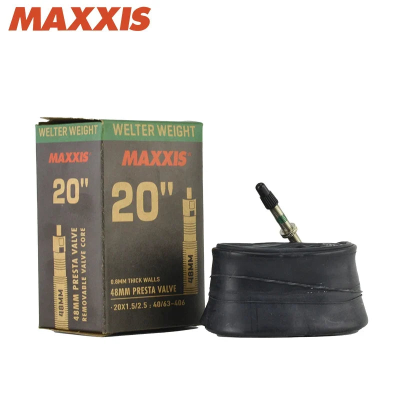 MAXXIS Bicycle Inner Tube - Presta & Schrader Valve for 20, 24, 26, 27.5, 29 Inch & 700C Bikes
