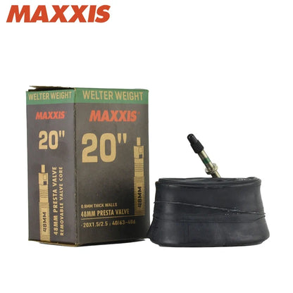 MAXXIS Bicycle Inner Tube - Presta & Schrader Valve for 20, 24, 26, 27.5, 29 Inch & 700C Bikes