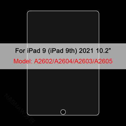 3-Pack Tempered Glass Screen Protector - Apple iPad 10th 9th 8th 7th Mini Air & Pro Series