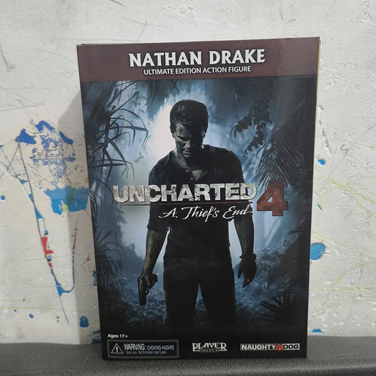 Uncharted 4 Nathan Drake Action Figure - A Thief’s End Collectible Model Toy Gift