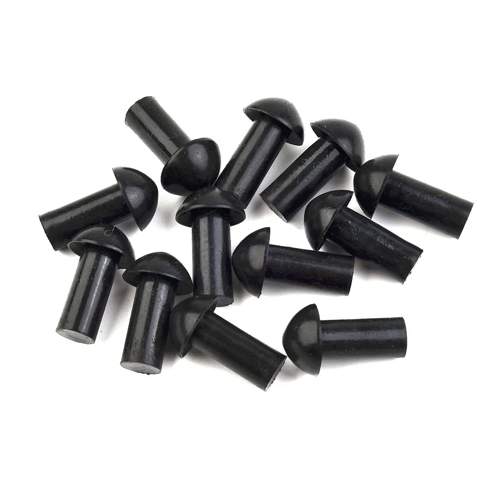 Car & Motorcycle Tire Repair Kit – Puncture Plugger Tools with Mushroom Plug, Probe & Nozzle