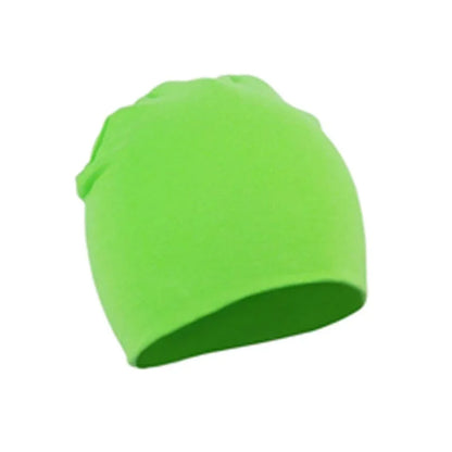 Baby Cotton Beanie Hat - Soft Candy Color Cap for Newborns, Toddlers & Kids