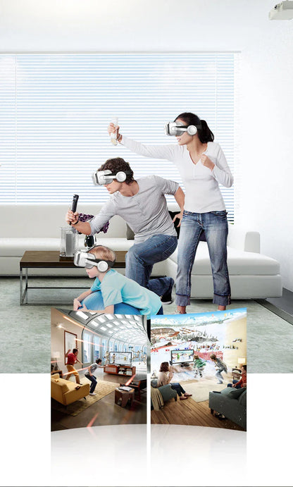 VR Glasses Virtual Reality Headset – 3D Lenses Smart Goggles for Smartphones, Mobile Game Accessory