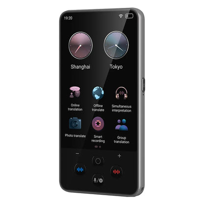 S85 Pro Language Translator Device - 138 Languages, 4-inch Screen, Voice & Video Recording, Offline Translation, 8GB Storage & 2000mAh Battery